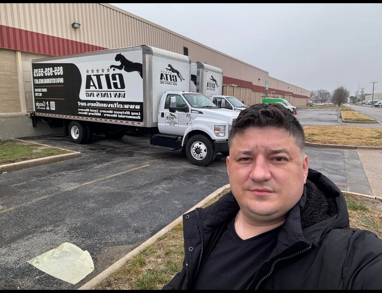 Operations manager with truck