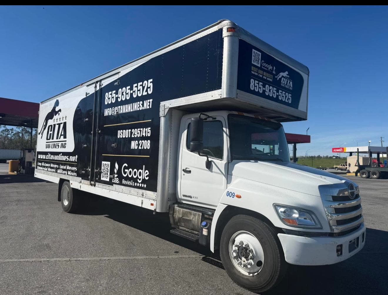 Cita Van Lines branded truck