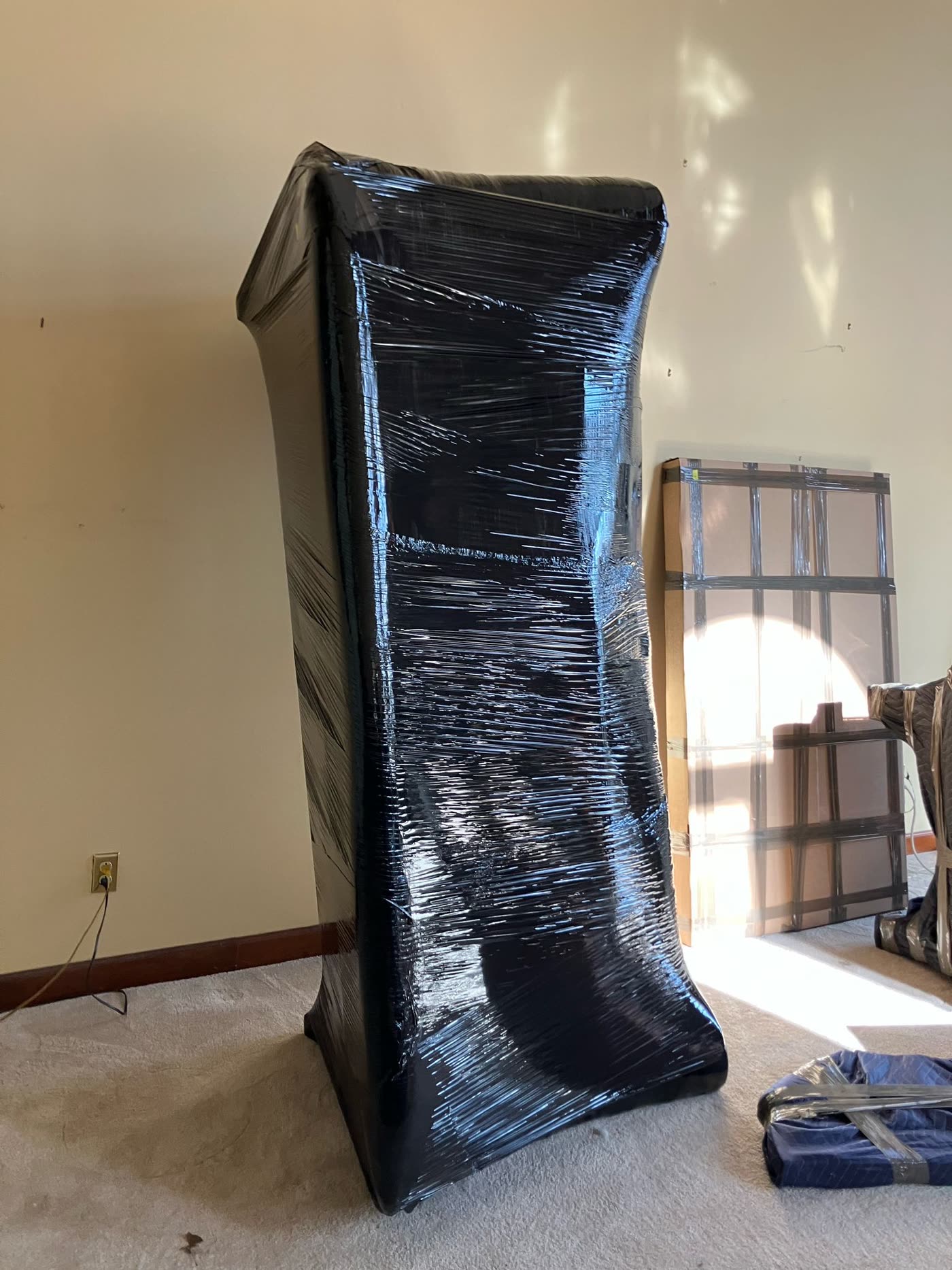 Cabinet professionally wrapped